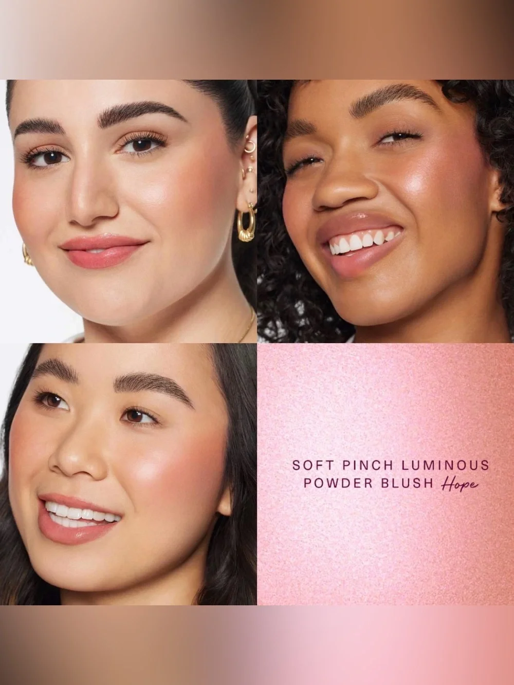 Rare Beauty Soft Pinch Luminous Powder Blush — Hope (Pink)